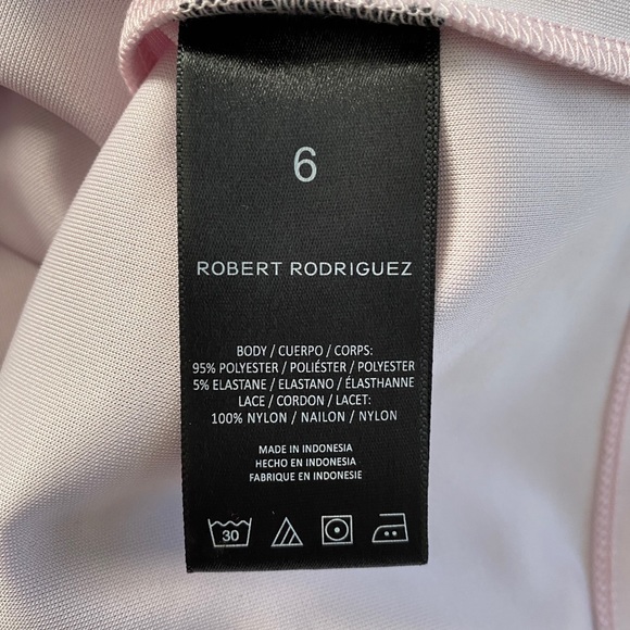 ROBERT RODRIGUEZ•Elsa black lace holiday party pencil skirt 6 NWT - Picture 6 of 8